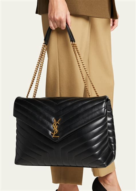 sac yves saint laurent loulou grande taille|saint loulou shoulder bag.